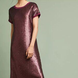 Moulinette Soeurs Interstellar Plum Tunic Dress